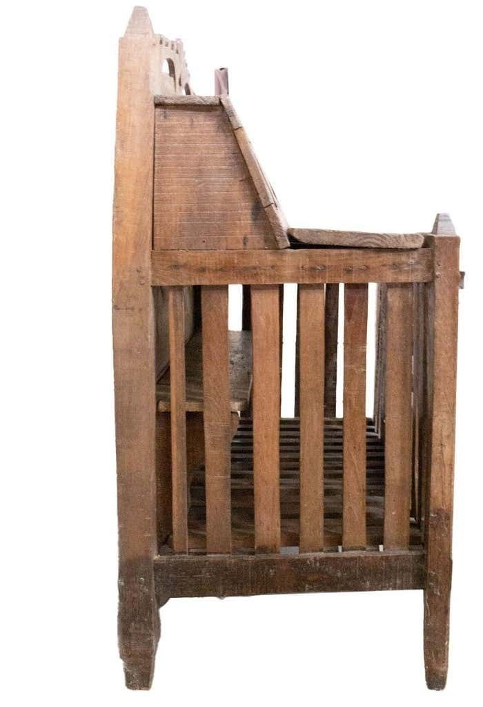 French Drain Board Plant Holder Oak & Pine, 19th Century photo 1400.0