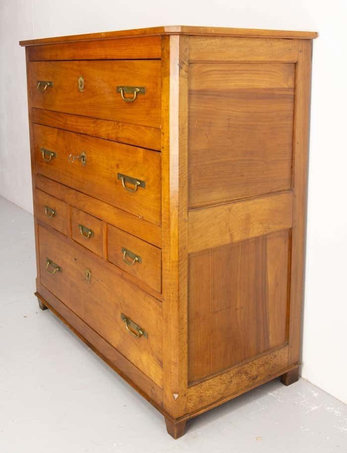 19th Century Buffet Secretaire, Escritoire Cabinet Cherrywood, France photo vinterior
