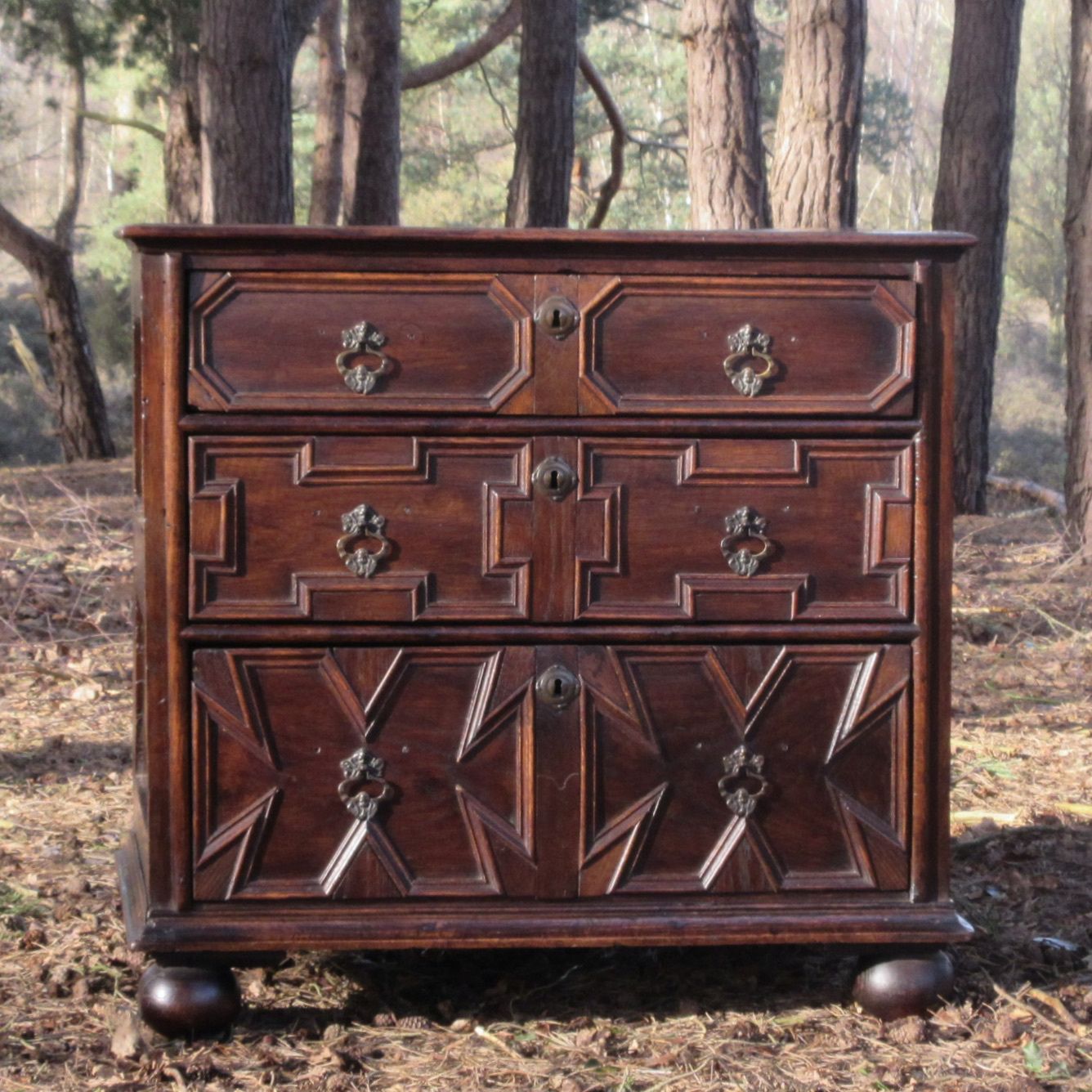 Late 17th Century Oak Chest Of Drawers, Circa 1680 photo for sale