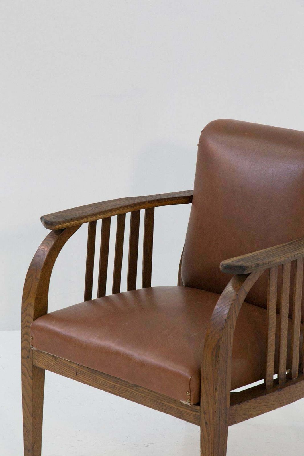 Vintage Armchairs Attr. Jocob & Josef Kohn In Leathers photo 2642.0