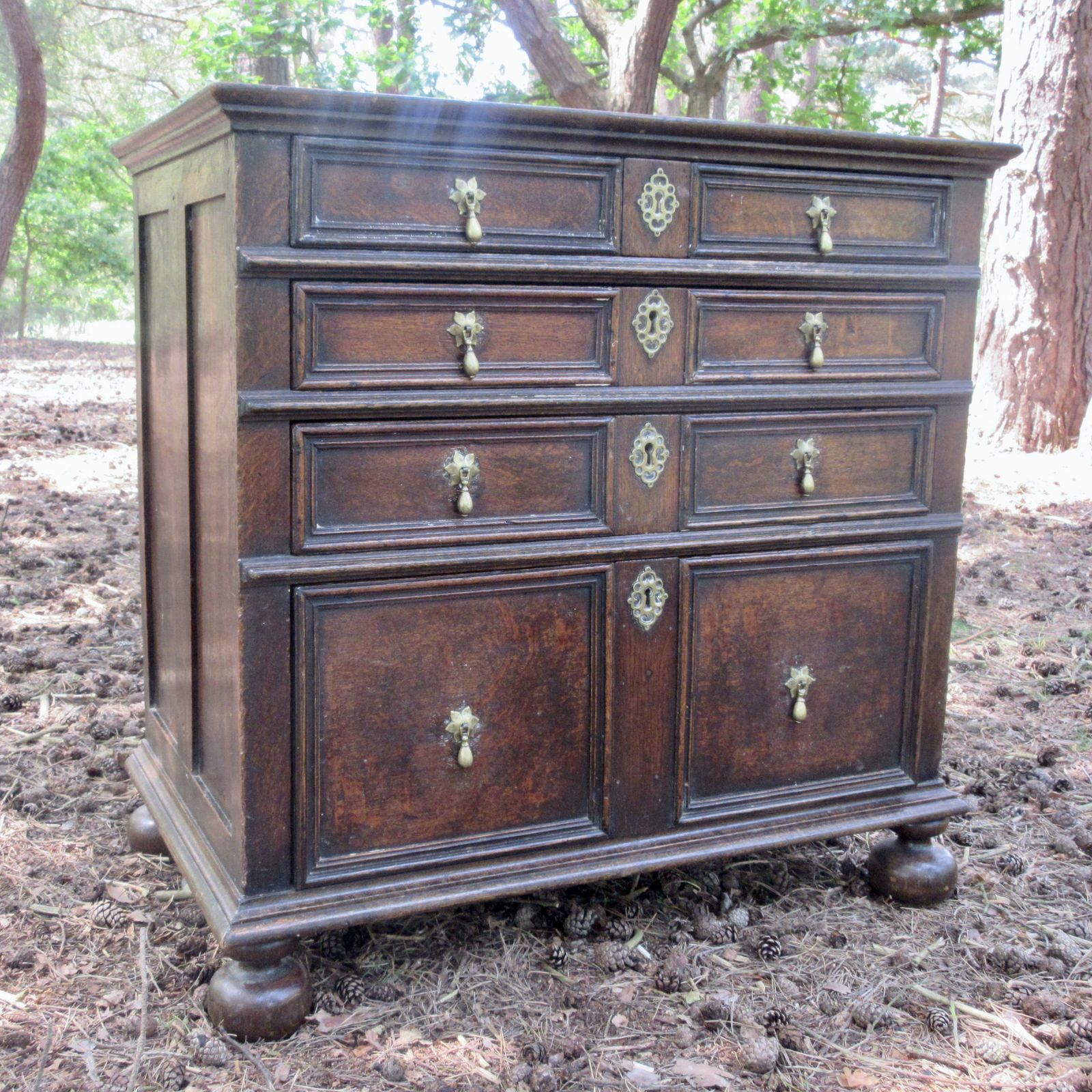 Late 17th Century Oak Chest Of Drawers, Circa 1680