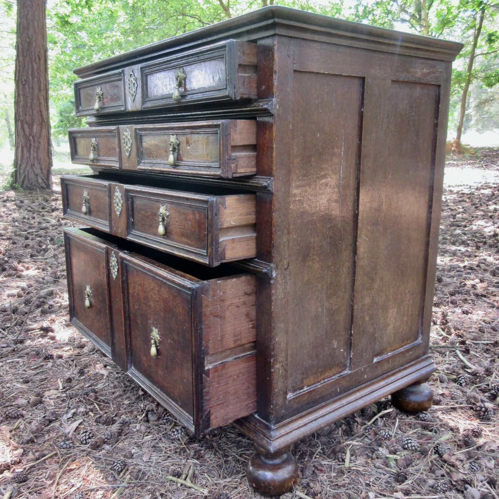 Late 17th Century Oak Chest Of Drawers, Circa 1680 photo Furniture