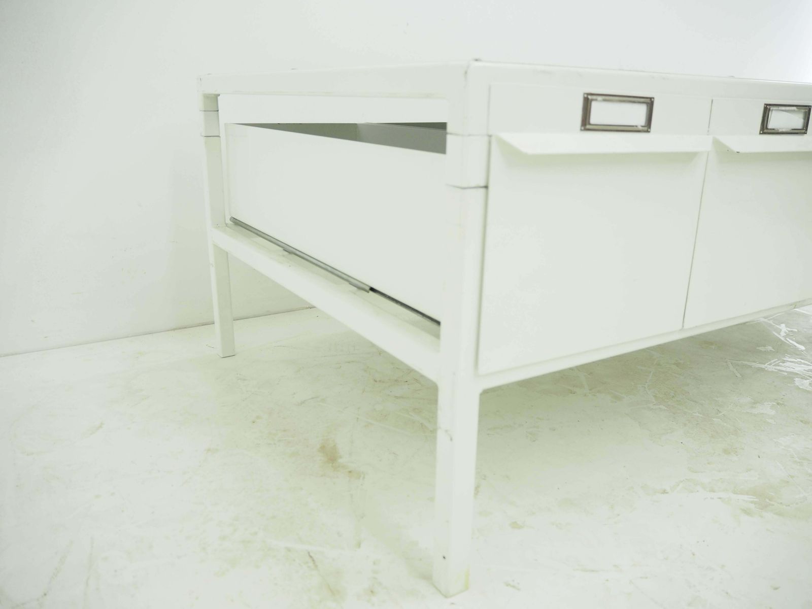 759.0 Industrial Metal Cabinet, Commode, Chest Of Drawers, 2000s photo