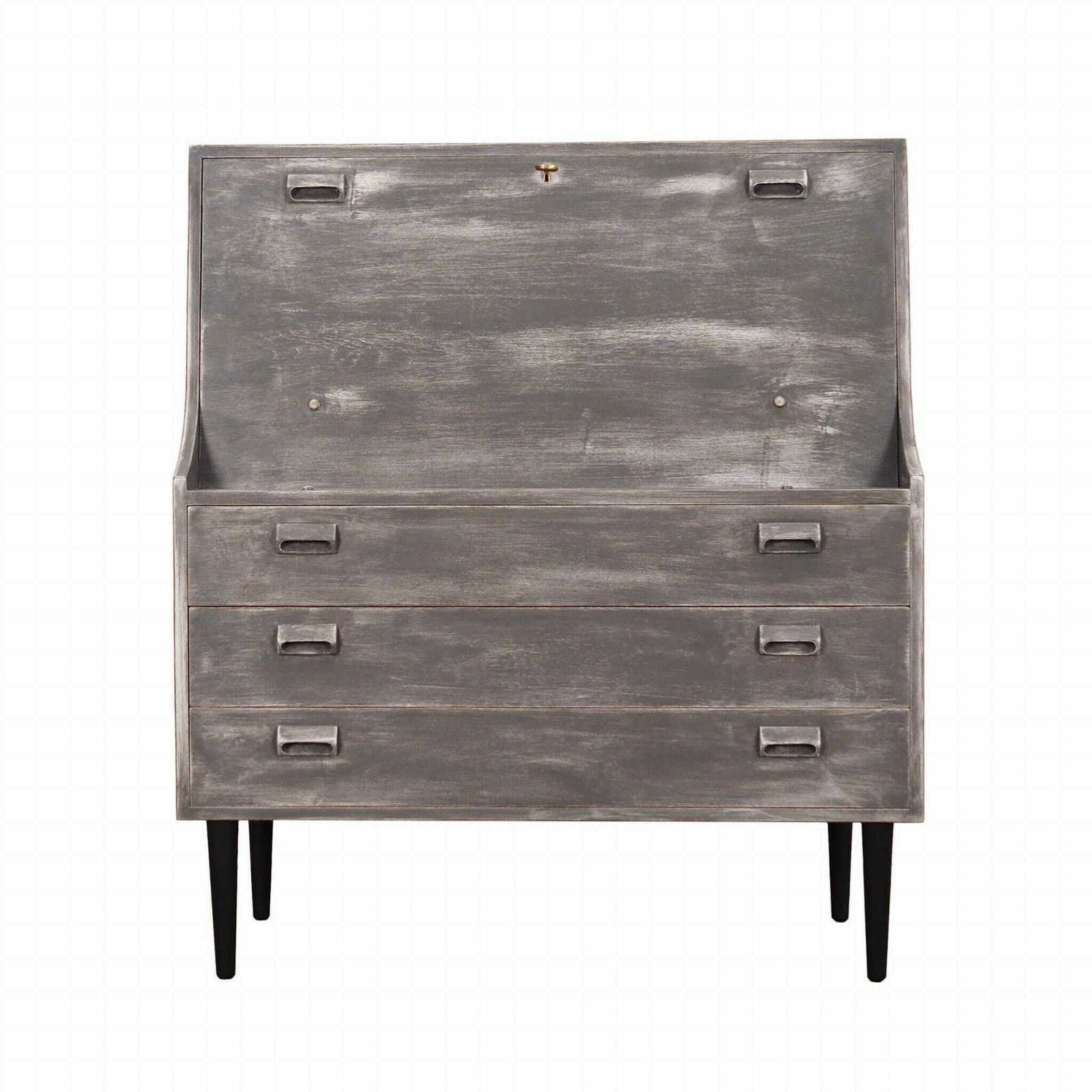 Ash Secretary, Danish Design, 1960s, Designer: Børge Mogensen, Manufacturer: Søborg Møbler