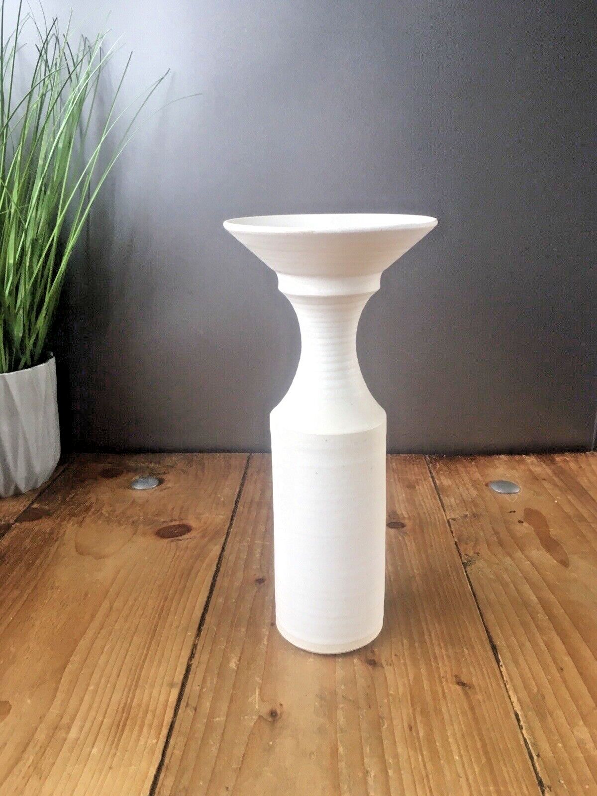 Mid Century 60's Welsh Claypits Ewenny Studio Art Pottery Vase Scandi Style 70's photo 75.0