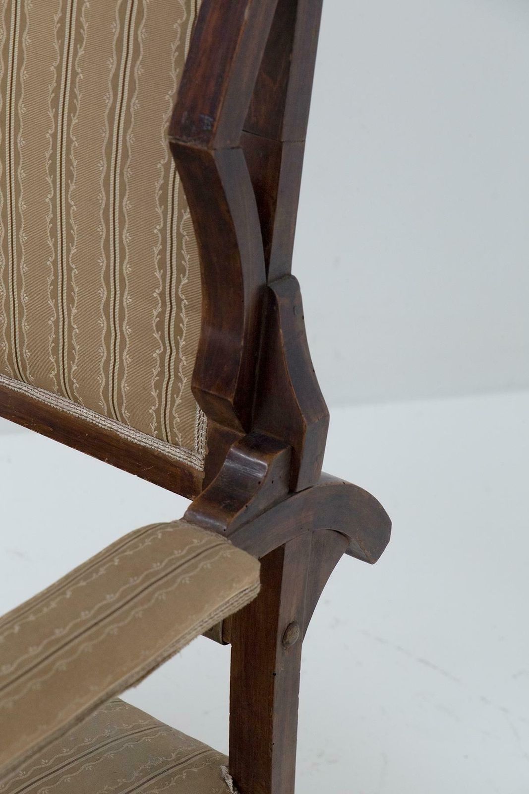 Italian Art Nouveau Period Armchair In Original Fabric photo 3190.0