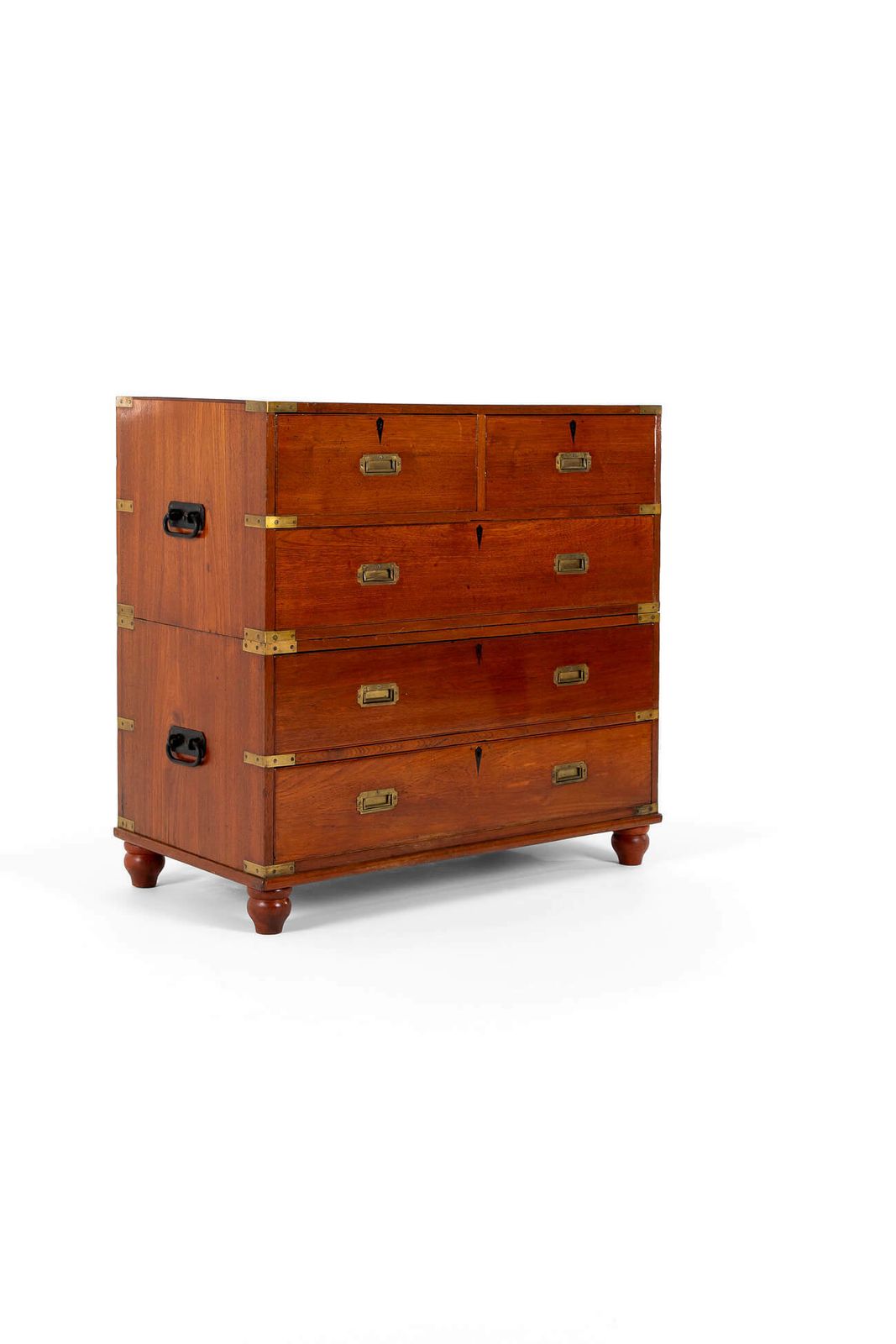 19th Century Teak Campaign Chest photo furniture