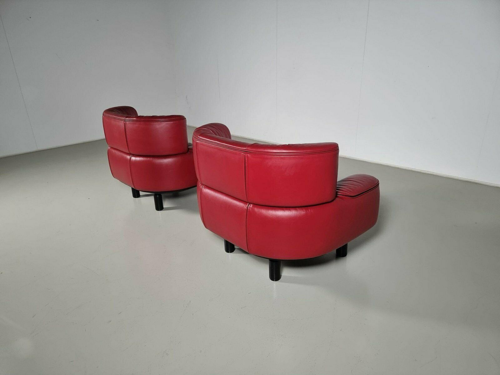 Vintage Bull Chairs By Gianfranco Frattini For Cassina, 1980s, Set Of 2 photo 9851.0