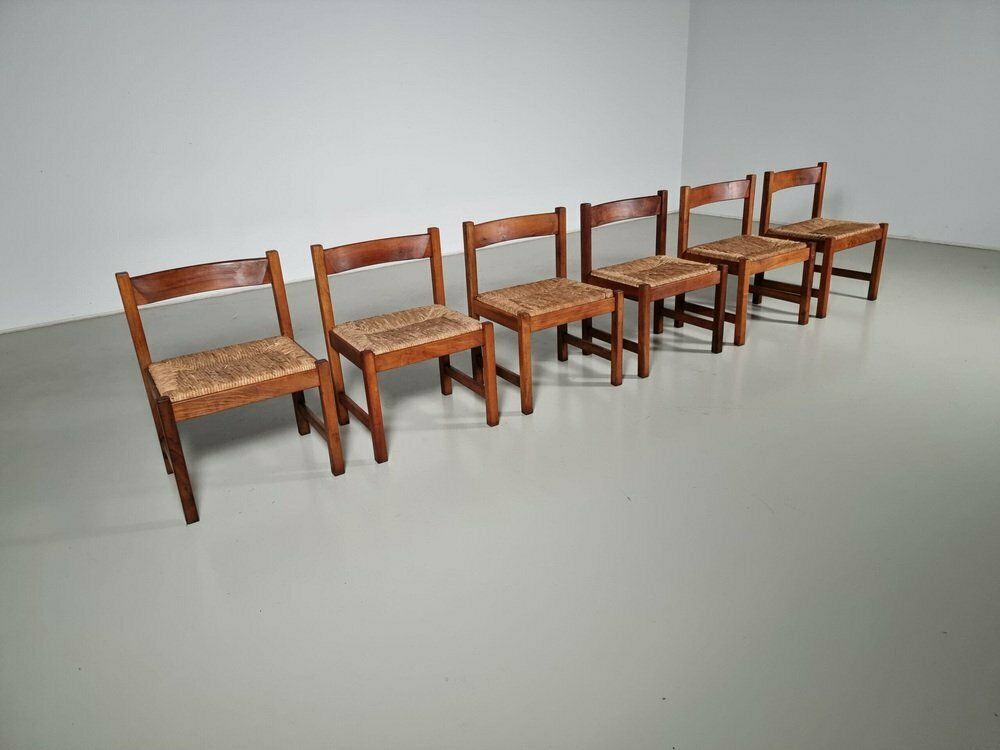 Torbecchia Chairs By Giovanni Michelucci For Poltronova, 1960s, Set Of 6 photo Furniture
