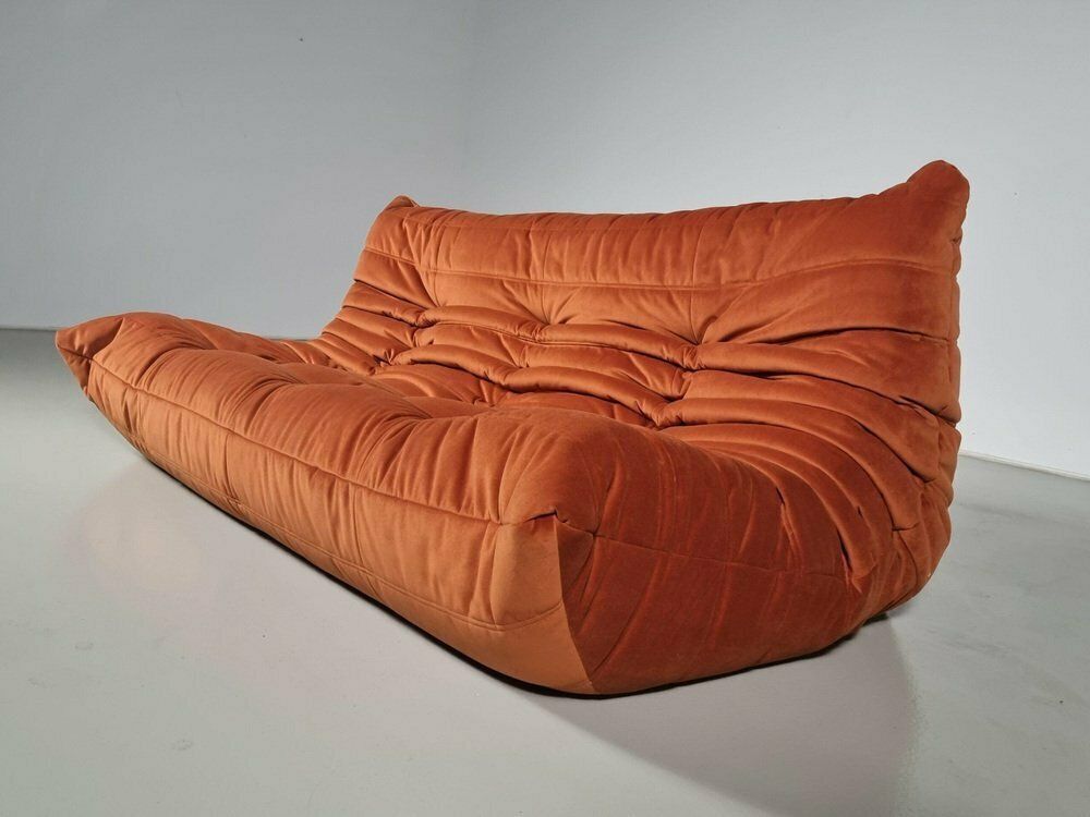 Togo 3 Seater Sofa By Michel Ducaroy For Ligne Roset, 1970s photo furniture