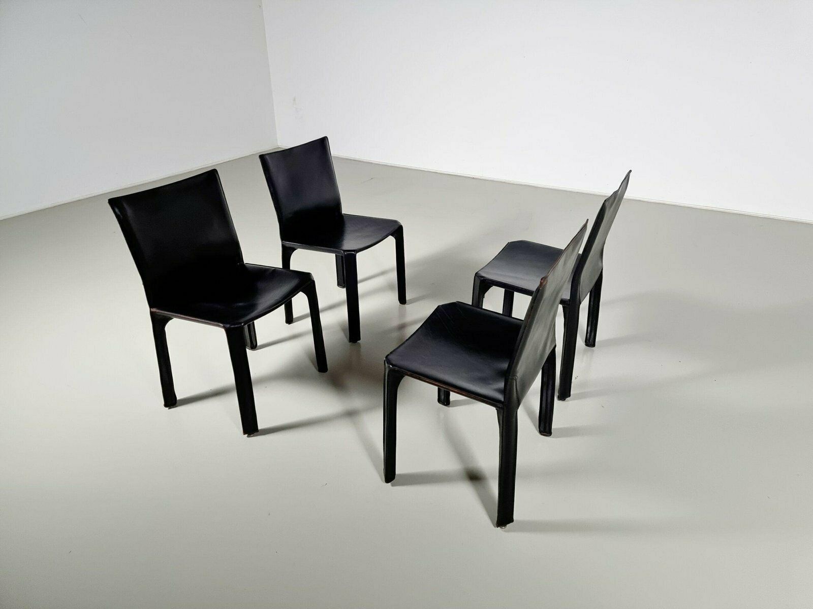 Cab 412 Chairs By Mario Bellini For Cassina, 1970s, Set Of 4 photo furniture