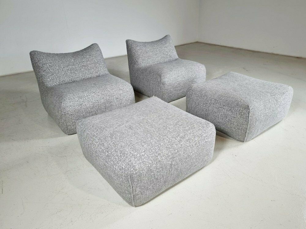 Le Bambole Lounge Chair Set By Mario Bellini For B&B Italia, 1970s, Set Of 2 photo furniture
