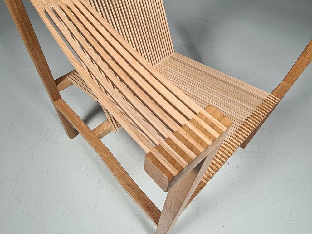 Fauteuil 21 Slat Chair By Ruud Jan Kokke, The Netherlands photo vinterior