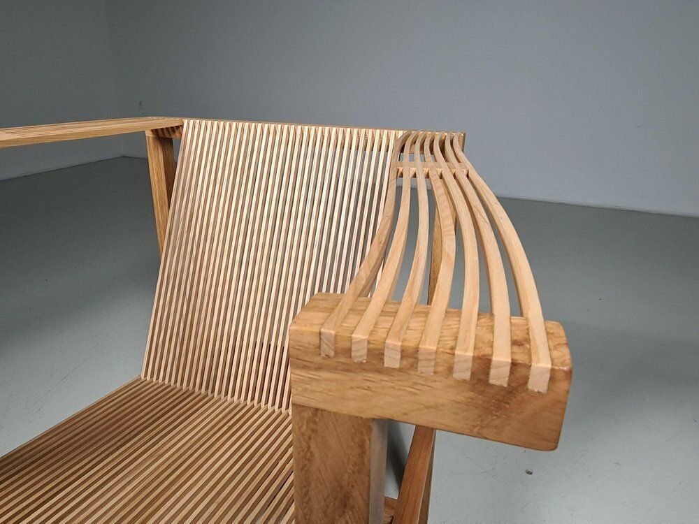 Fauteuil 21 Slat Chair By Ruud Jan Kokke, The Netherlands photo buy