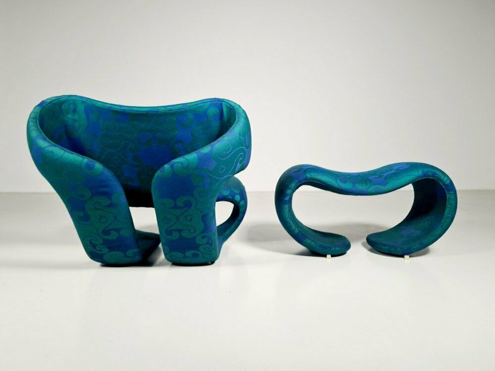 Lounge Chair Set By Vittorio Introini For Saporiti, 1970s, Set Of 2 photo 29173.0