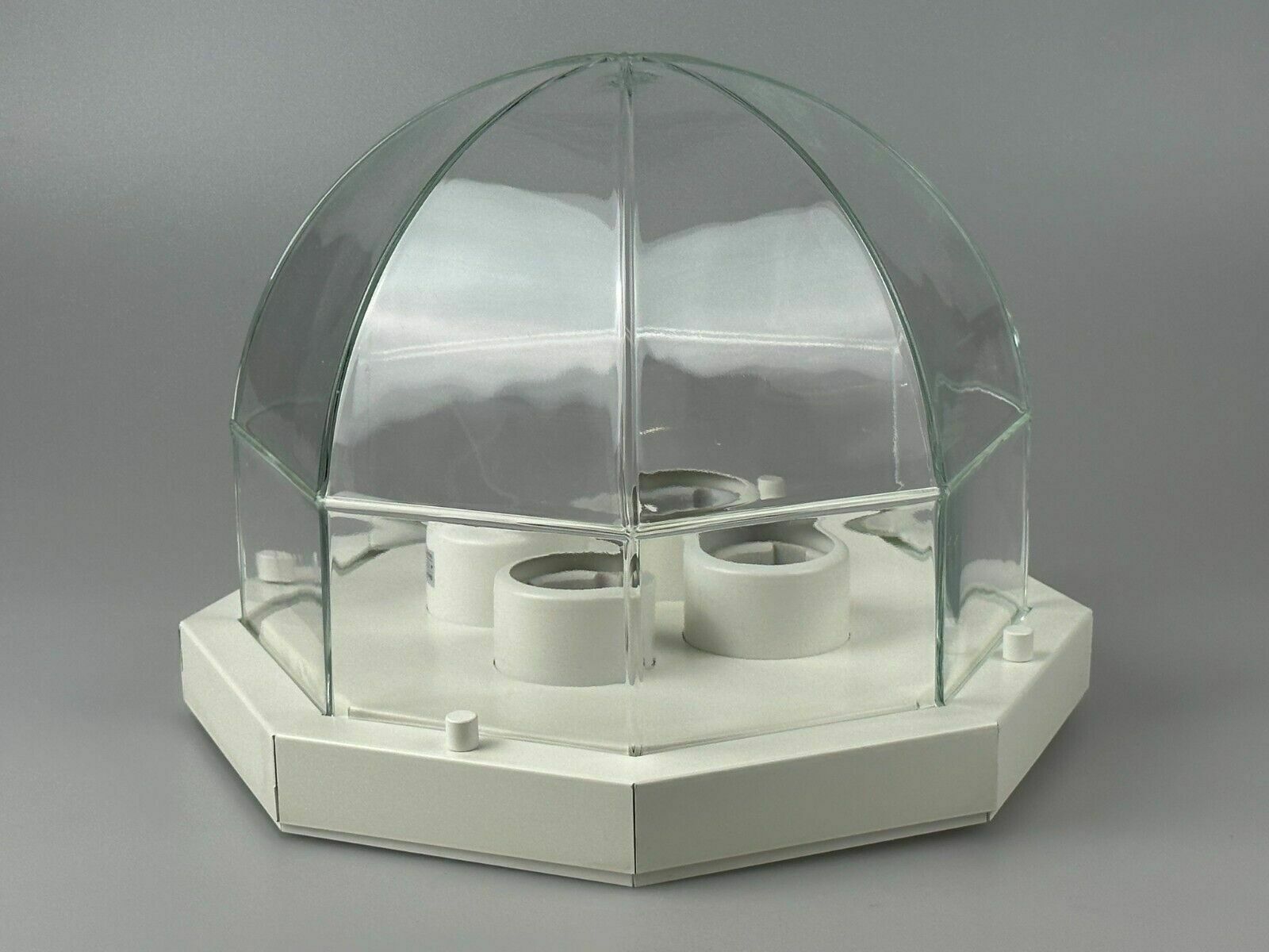 photo furniture 60s 70s Ceiling Lamp Glashütte Limburg Germany Plafoniere Glass & Metal