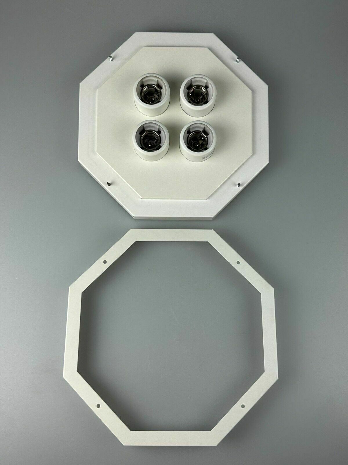 photo buy 60s 70s Ceiling Lamp Glashütte Limburg Germany Plafoniere Glass & Metal