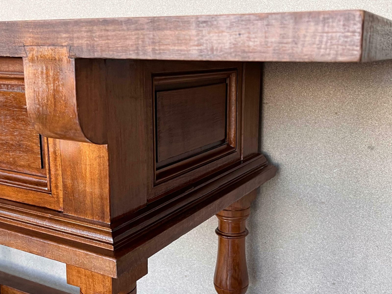 Grande console du début du XXe siècle à deux tiroirs photo buy