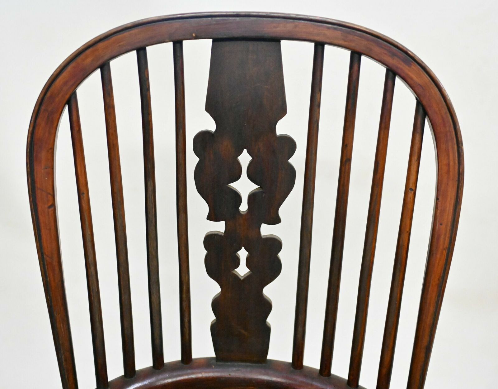 Pair Windsor Arm Chairs Oak His And Hers 1860 photo for sale