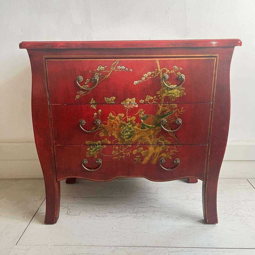 Japanned Chest Of Drawers, 1960s