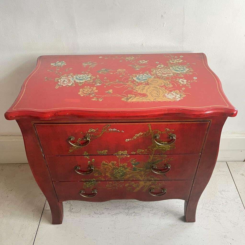 Japanned Chest Of Drawers, 1960s photo for sale