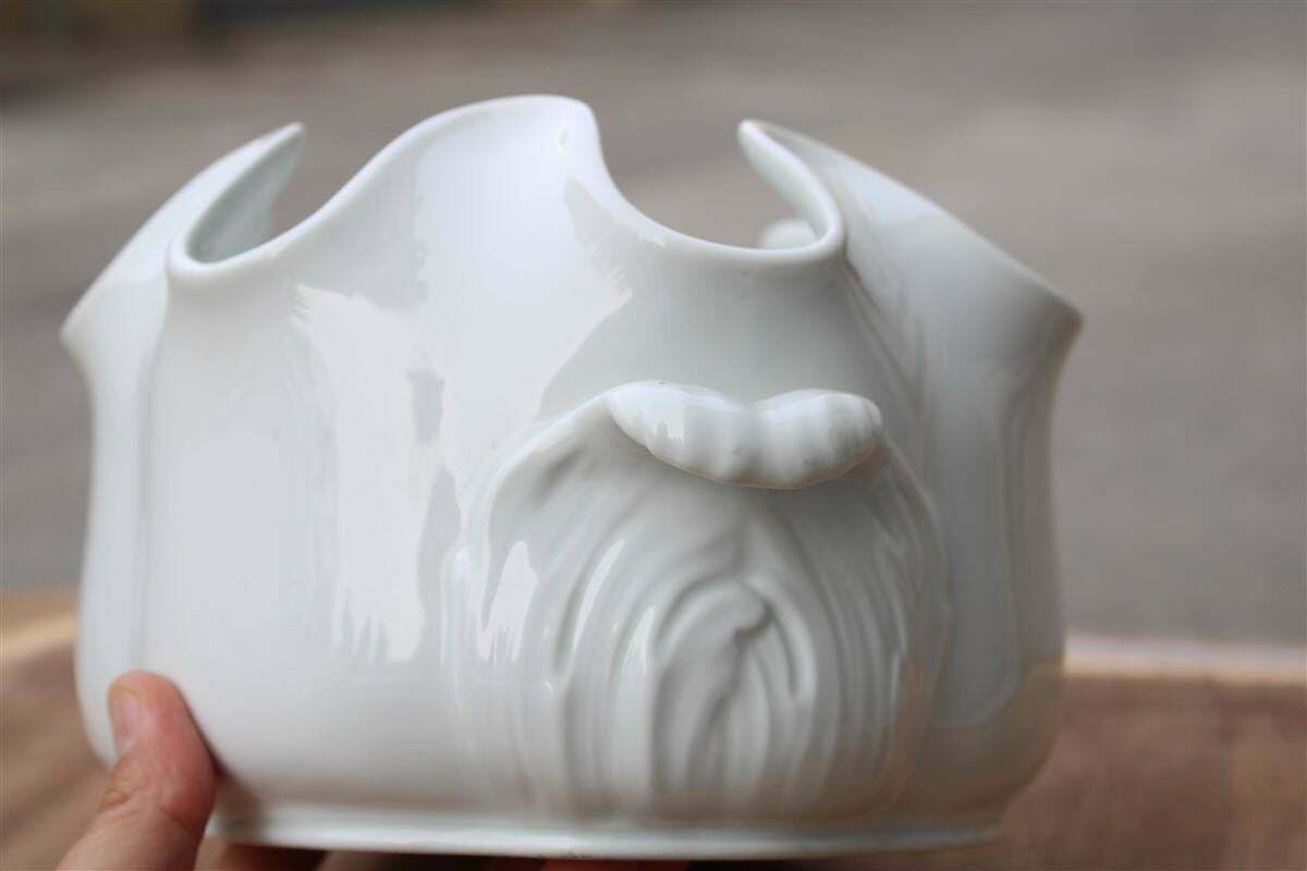 Ginori Stemware Holder In Italian Porcelain Gio Ponti Style Gariboldi photo 854.0