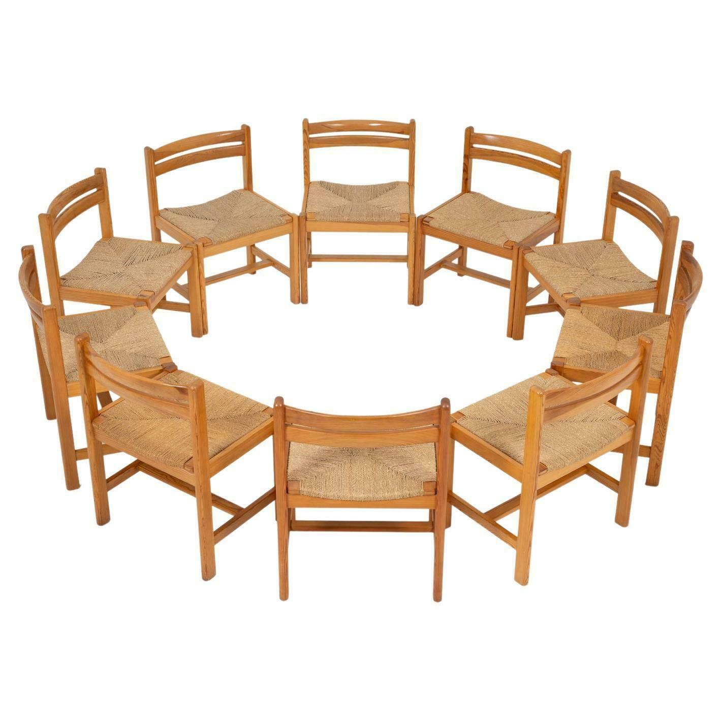 Scandinavian Midcentury Dining Chairs "Asserbo" By Børge Mogensen