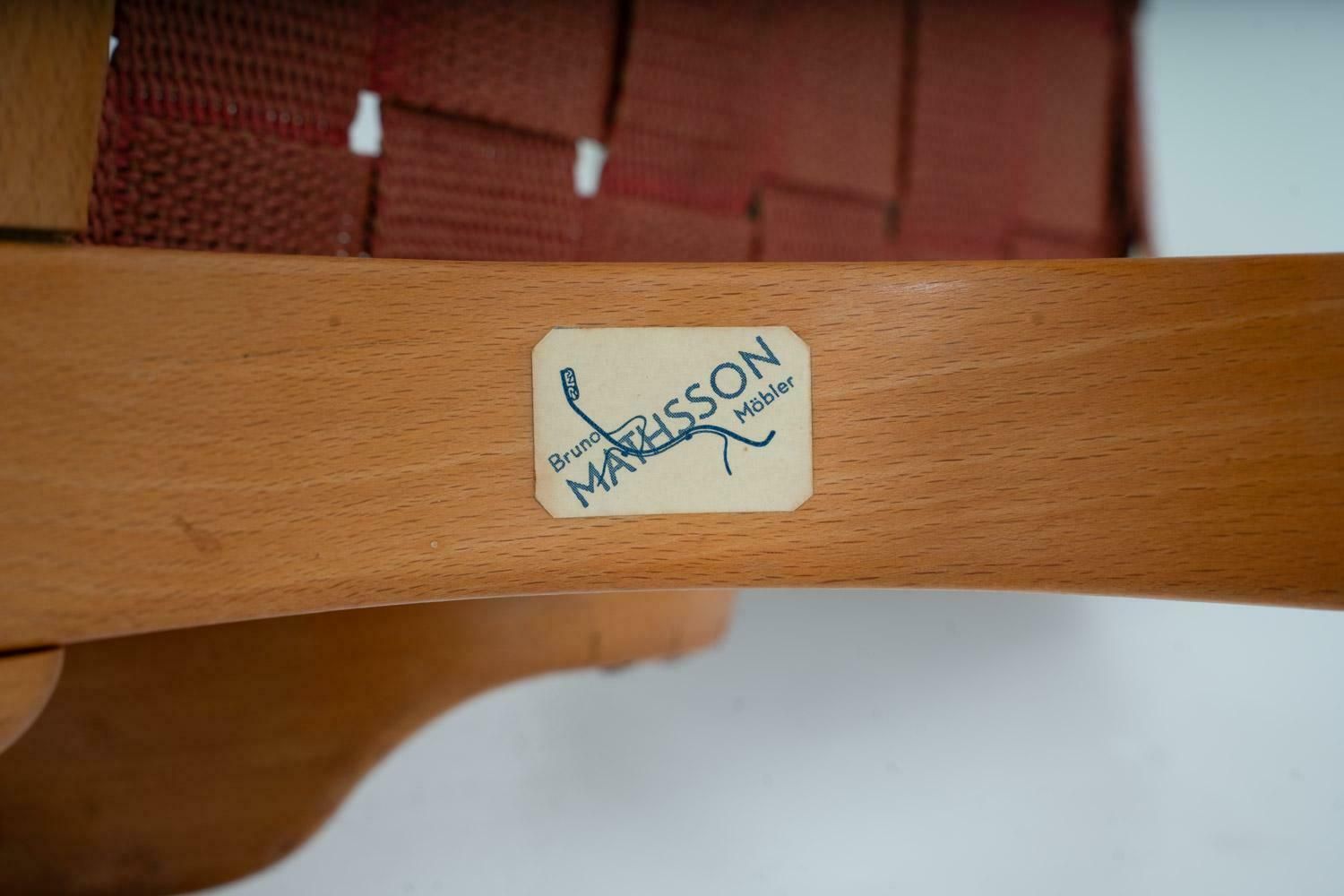 11553.0 Scandinavian Lounge Chair "Pernilla 1" By Bruno Mathsson, 1940s photo