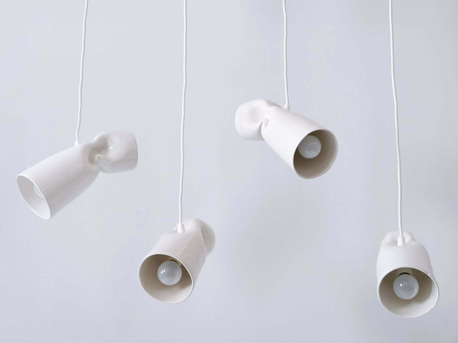 Set Of Four Strangled Light Pendant Lamps By Gitta Gschwendtner For Artificial photo buy