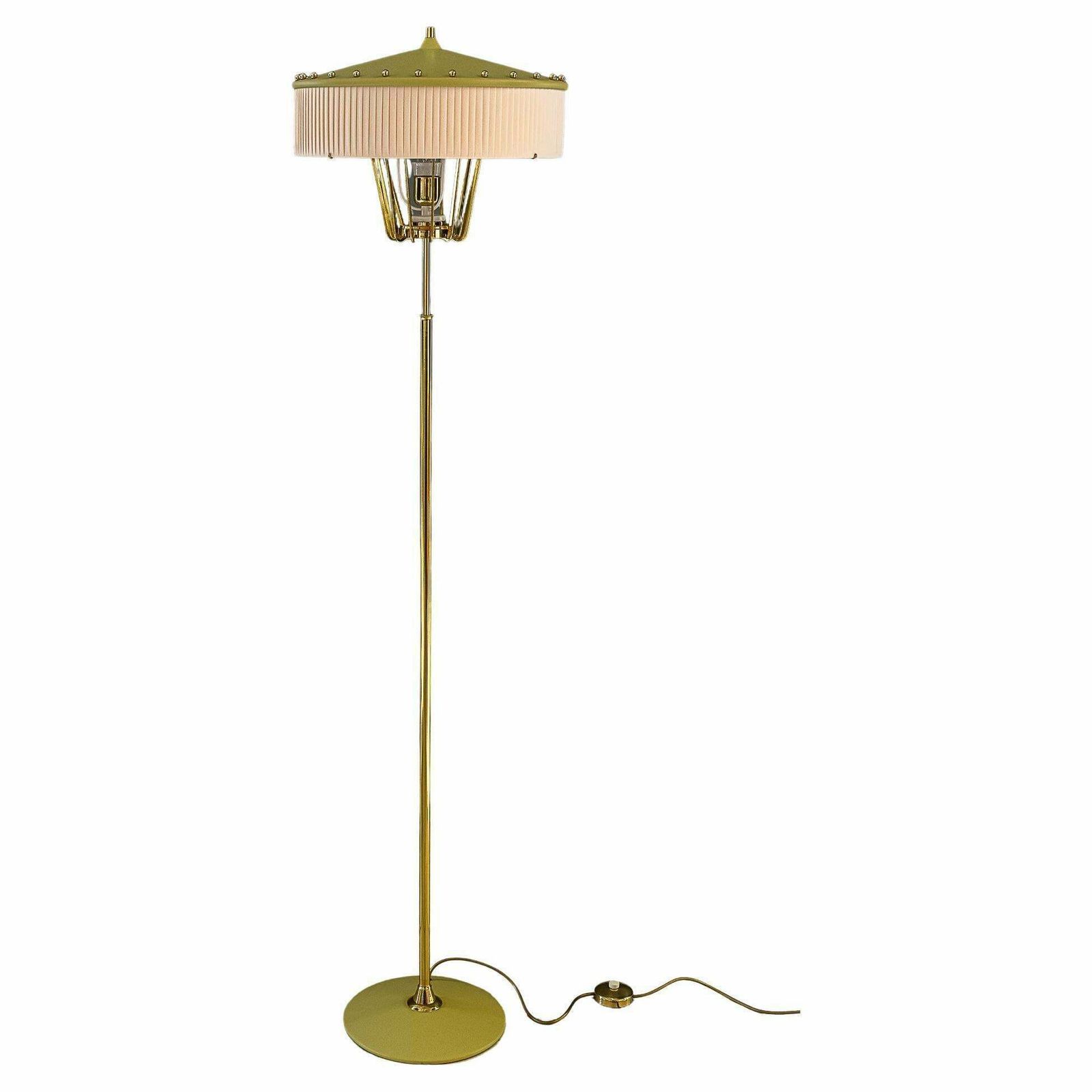 Rare J.T Kalmar Floor Lamp Vienna Around 1950s