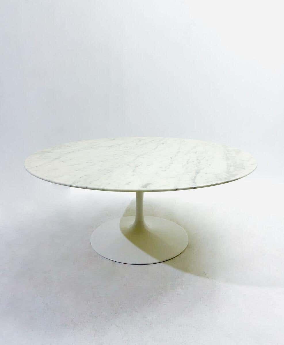 Mid Century Marble Coffee Table By Eero Saarinen For Knoll International, 1960s photo furniture