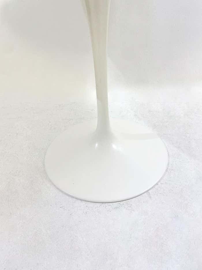 Mid Century Round White Marble Tulip Dining Table By Eero Saarinen For Knoll photo furniture