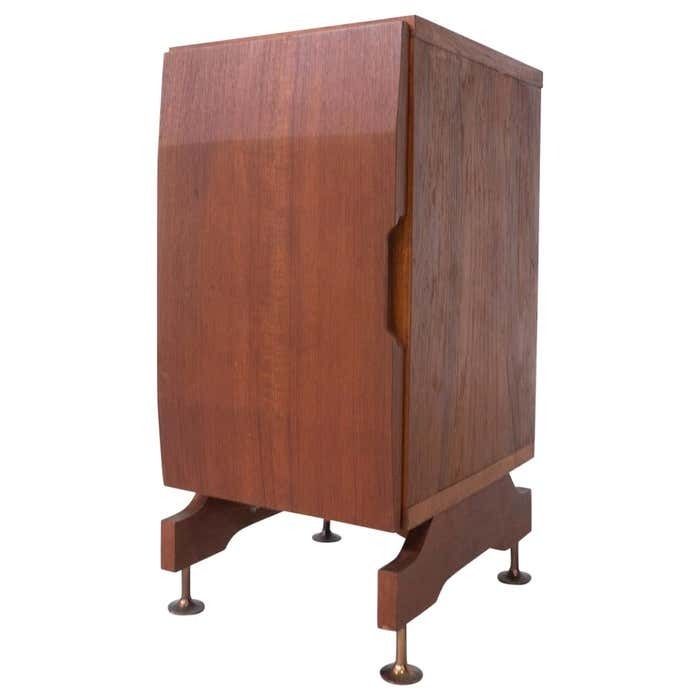 Mid Century Modern Small Chest, Wood, Italy, 1960s