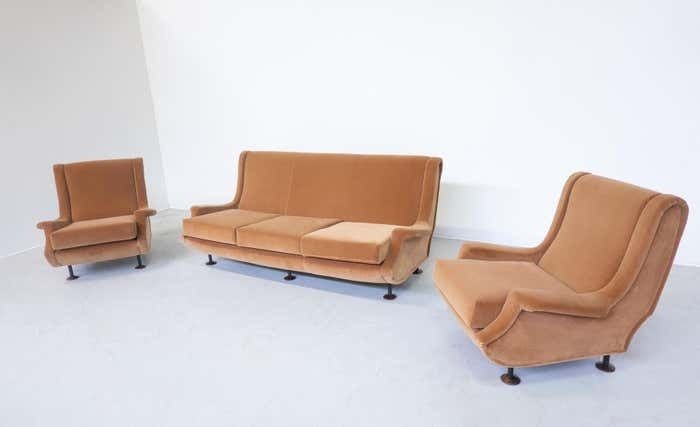 Mid Century Modern "Regent" Sofa By Marco Zanuso, Italy, 1960s   New Upholstery photo Furniture