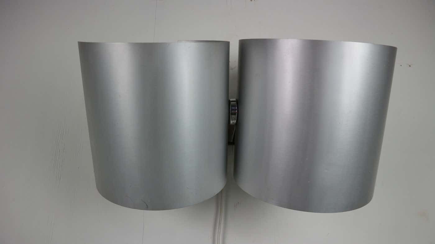 photo furniture Giuliano Cesari Silver Wall Adjustable Lamp For Nucleo Sormani, 1960 Italy