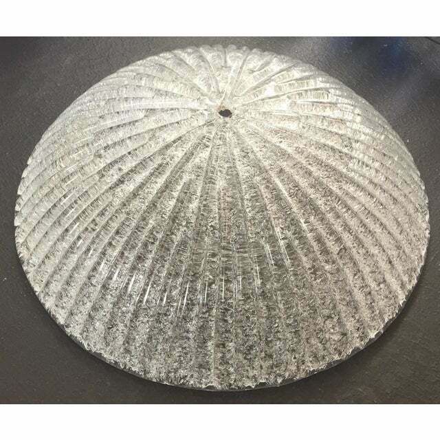 Murano Glass Sputnik Chandelier Flush Mount, Mazzega Style, Lot Of 2 Or A Pair Of Chandeliers photo 21824.0