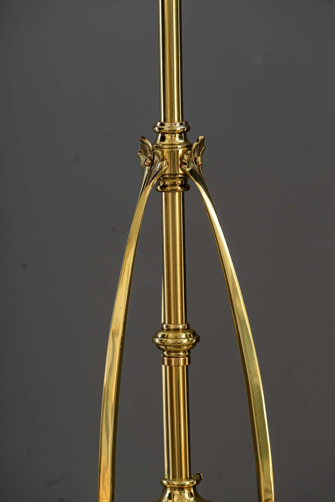 Art Deco Chandelier Vienna With Glass Shades Around 1920s photo 2488.0