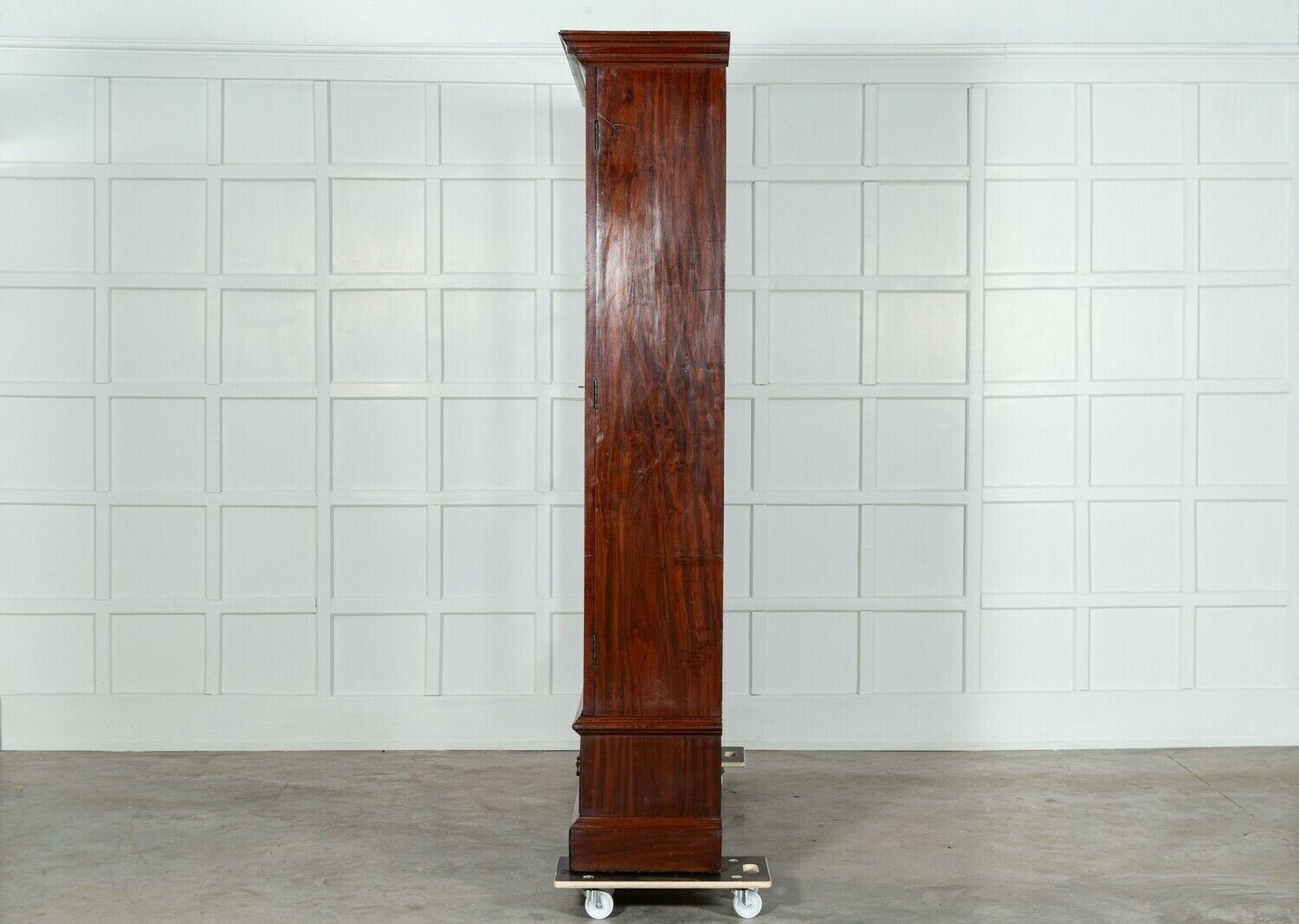 Large 19thc English Mahogany Glazed Bookcase photo buy