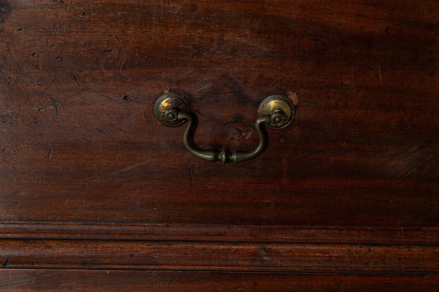 Furniture Large 19thc English Mahogany Glazed Bookcase photo