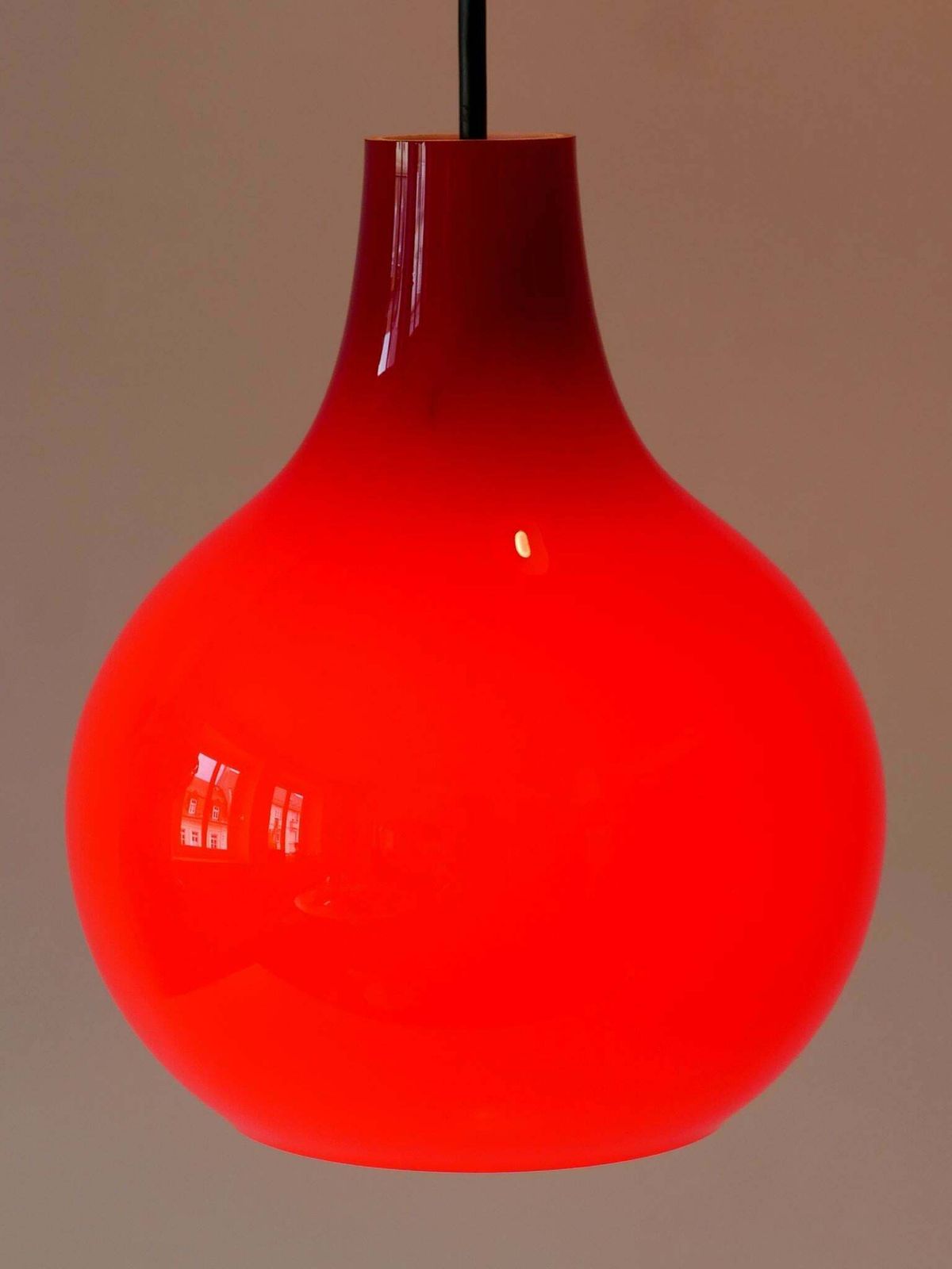 photo for sale Amazing Four Flamed Cascading Pendant Lamp By Peill And Putzler Germany 1970s