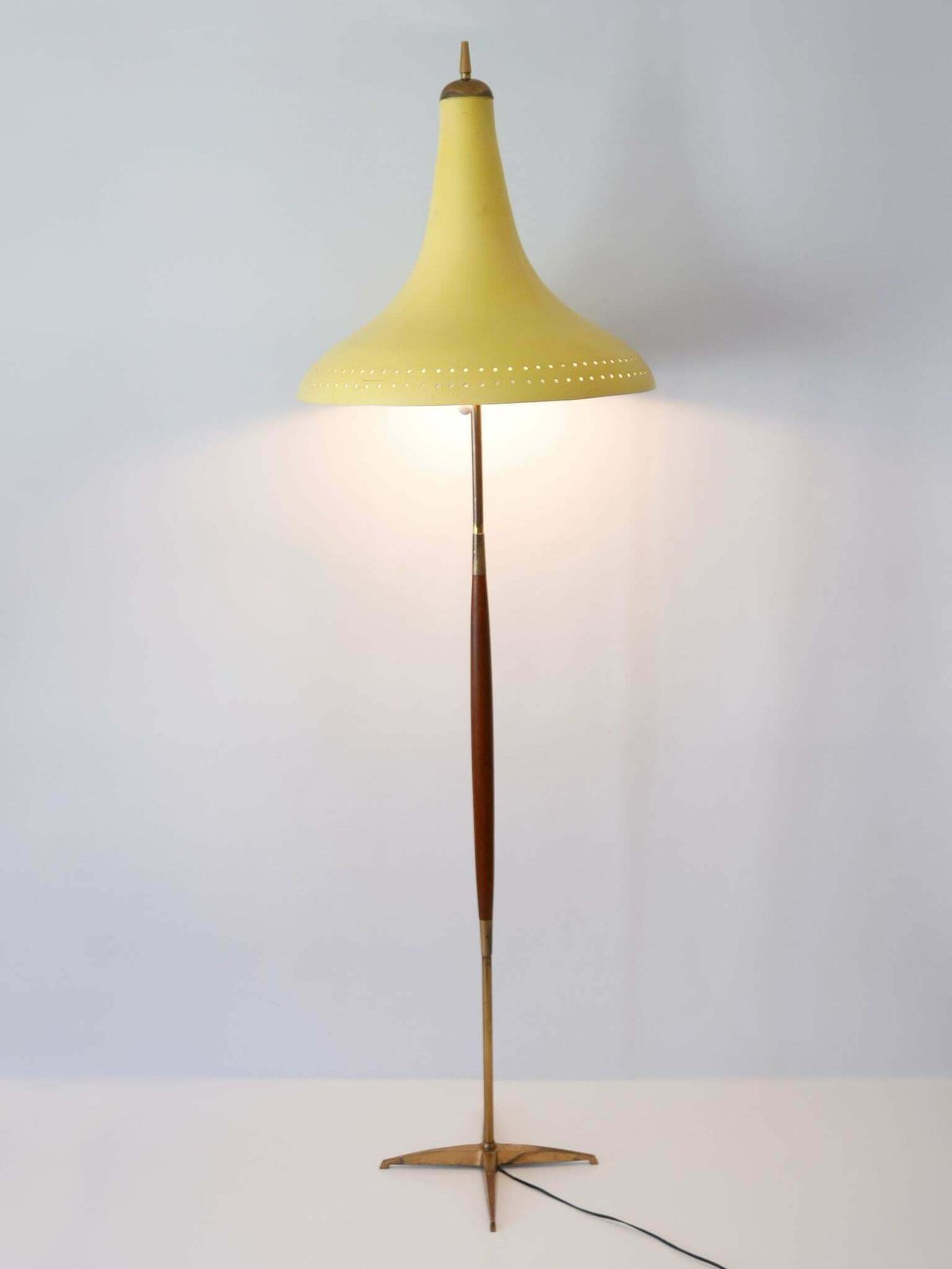 Rare And Elegant Mid Century Modern Floor Lamp Or Standing Light Austria 1960s photo furniture
