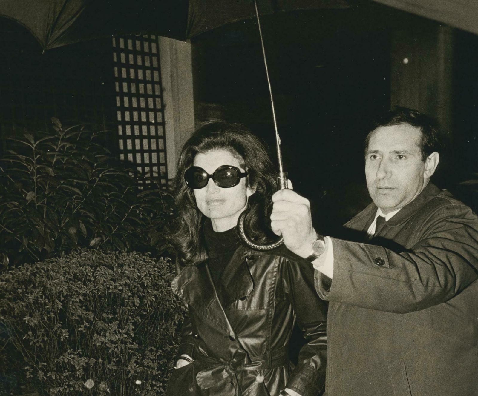 Unknown Jackie Kennedy; Leave The Plane; 1970s photo furniture