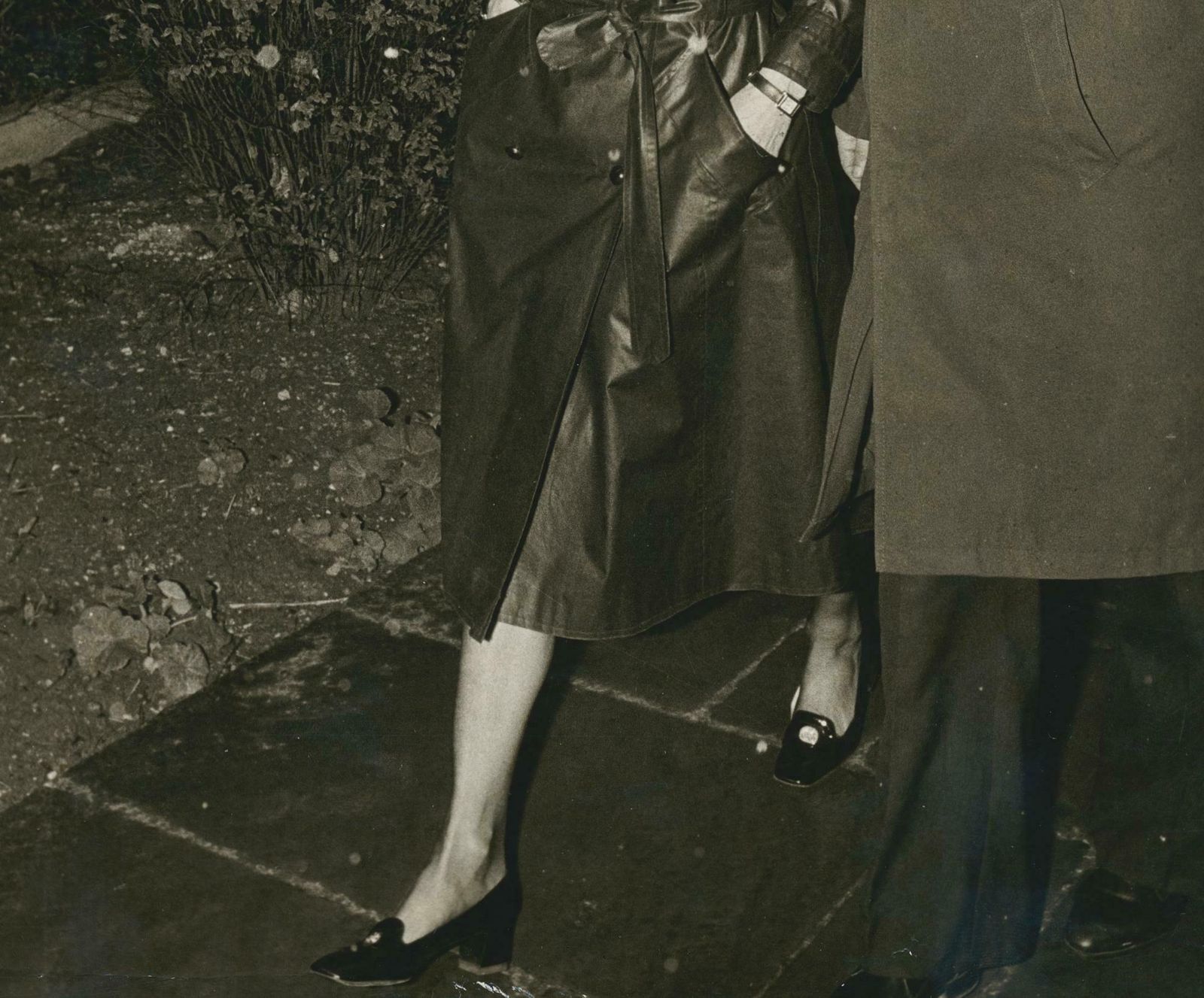 Unknown Jackie Kennedy; Leave The Plane; 1970s photo for sale