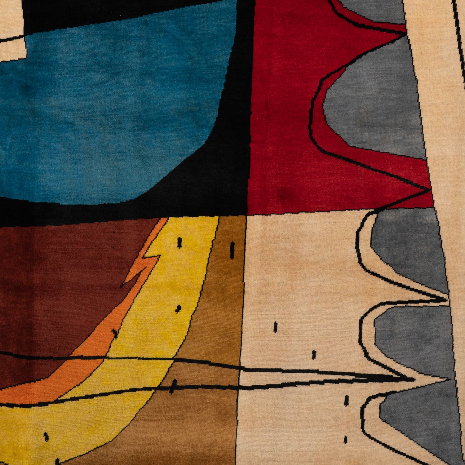 After Le Corbusier, Tapestry., 1950s photo furniture