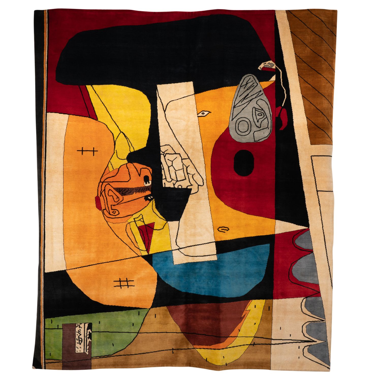 After Le Corbusier, Tapestry., 1950s photo vinterior