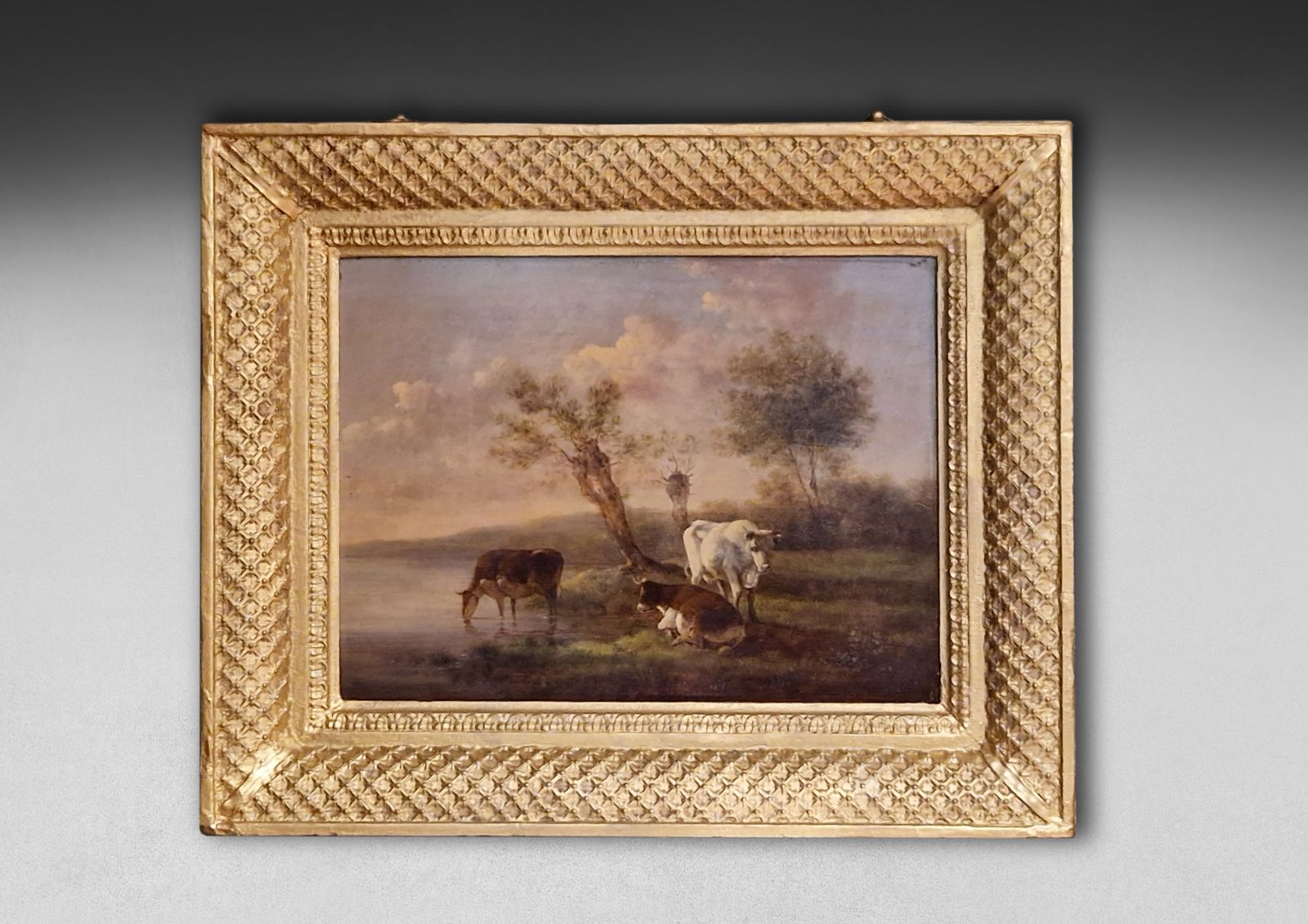Pair Of Early 19th. Century Oil Paintings photo for sale