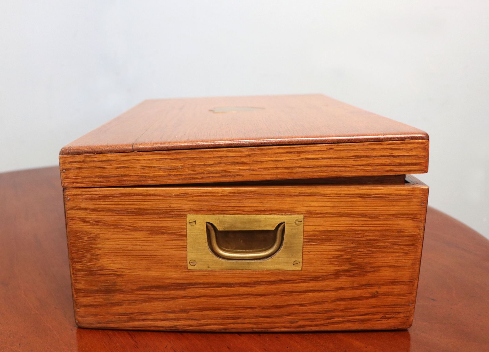 photo furniture A Truly Lovely Vintage Oak Box Full Of A Range Of Treasures
