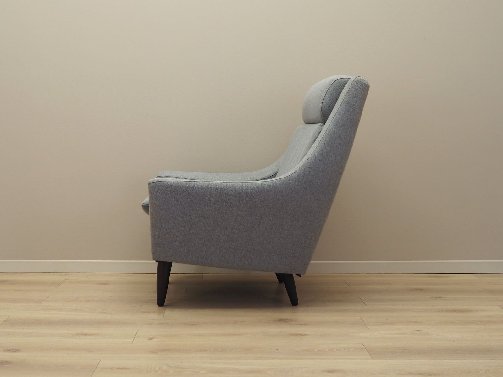 Grijze Fauteuil, Deens Design, Jaren 1970, Productie: Denemarken photo furniture
