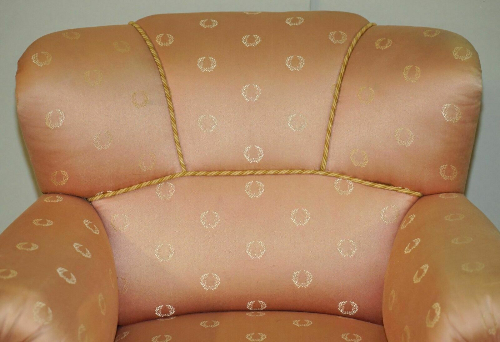 Pair Of Antique Art Deco Circa 1920 Lions Hairy Paw Carved French Club Armchairs photo Furniture