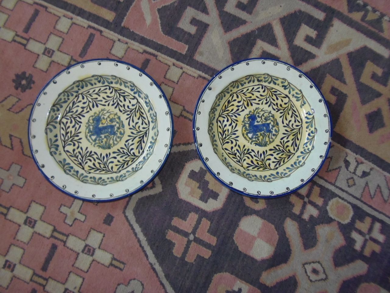Arts And Crafts Chargers .A Pair Of Doulton Chargers . photo vinterior